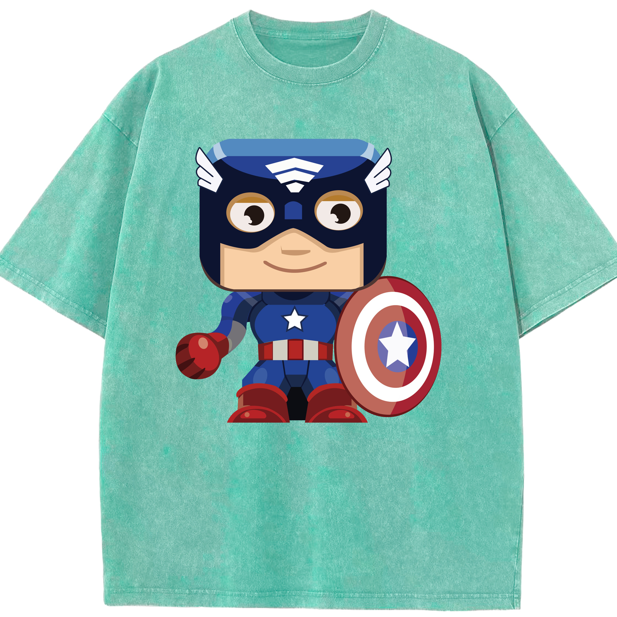 （画像用） アベンジャーズ The Avengers 綿100% ヴィンテージ風 半袖Tシャツ（フロントプリント）